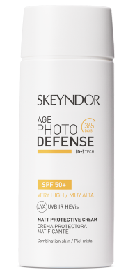 AGE PHOTO DEFENSE - Matt Protective SPF50+ faktoros fényvédő krém kombinált/zsíros bőrre